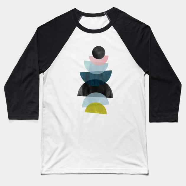 Mid Century Modern 13 Baseball T-Shirt by Dream Print Designs